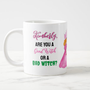 Are you a Good Witch or Bad Witch? Personalized Large Coffee Mug
