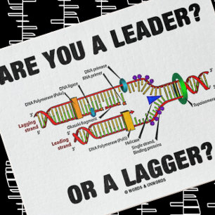 Are You A Leader? Or A Lagger? Geek DNA Humour Jigsaw Puzzle