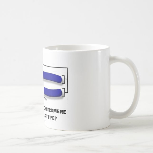 Are You At The Centromere Or Telomere Of Life? Coffee Mug (Right)