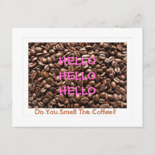 Are You Awake-Coffee Postcard - Customized