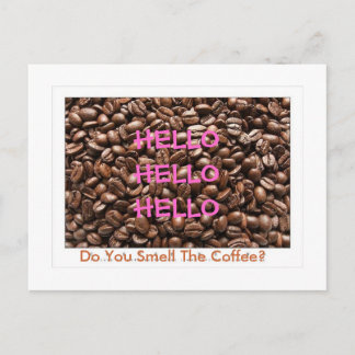Are You Awake-Coffee Postcard - Customized