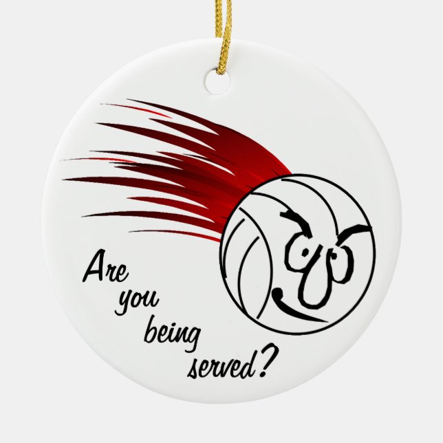 Are You Being Served? Ceramic Ornament (Front)