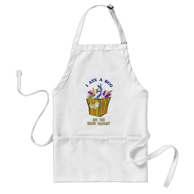 Are you brave enough to Eat a Bug? Standard Apron (Front)