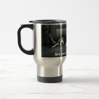 Are you driving too fast? travel mug
