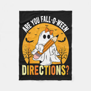 Are You Fall-o-ween Direction Funny Sarcastic Quot Fleece Blanket