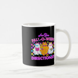 Are You Fall-o-ween Directions Cute Ghost Teacher Coffee Mug