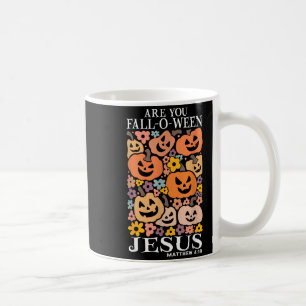 Are You Fall-o-ween Jesus Pumpkins Christian Hallo Coffee Mug