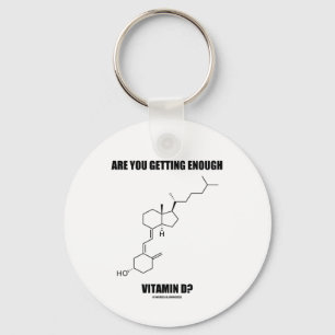 Are You Getting Enough Vitamin D? Cholecalciferol Keychain