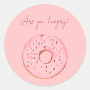 “Are You Hungry?” Doughnut Sticker 🍩💞