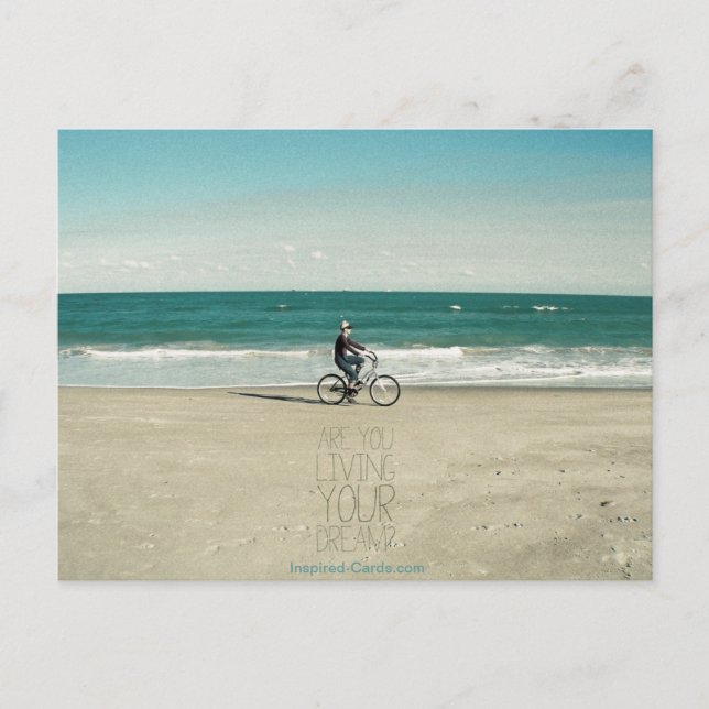 Are you living your dream? postcard (Front)