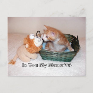 Are you my mama??!! Postcard