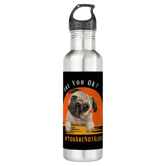 Are You OK (Youarenotalone) 710 Ml Water Bottle (Front)