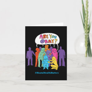 Are You Okay_ Mental Health S Suicide Awareness  Card