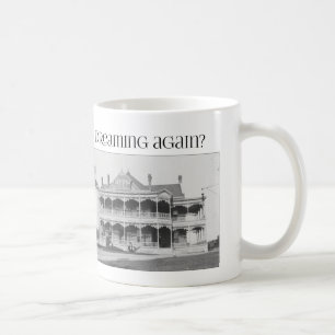 are you old house dreaming again? coffee mug