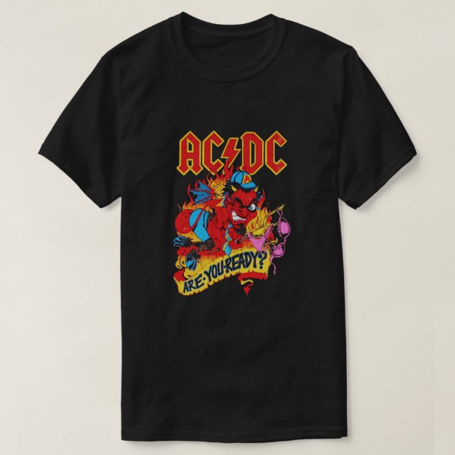 Are You Ready ACDC T-shirts (Design Front)