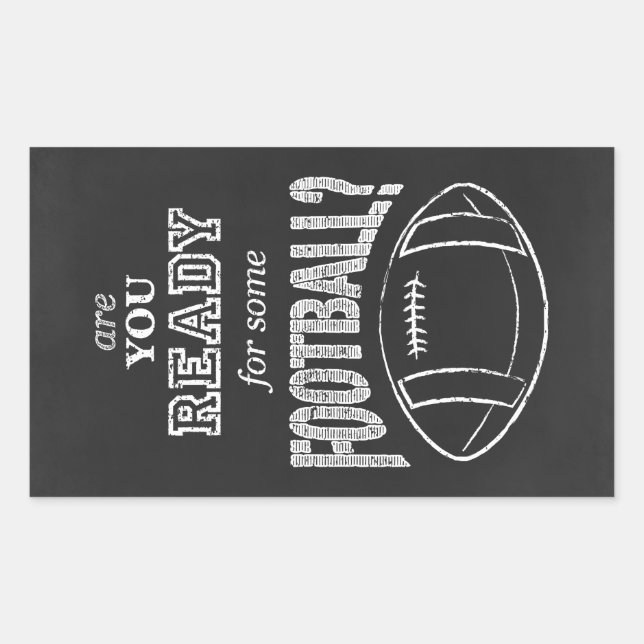 are you ready for some football? sticker (Front)