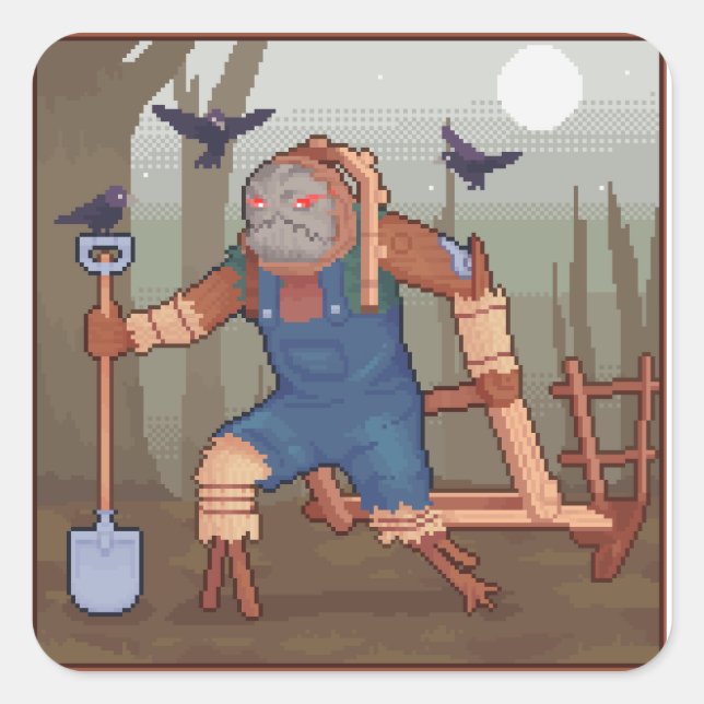 Are You Scared? Square Sticker (Front)