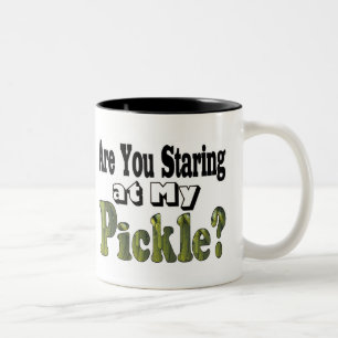 Are You Staring? Two-Tone Coffee Mug
