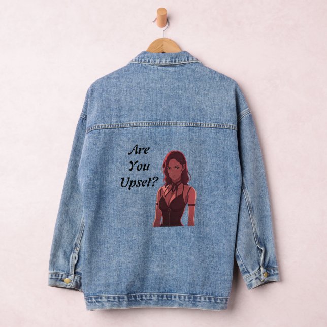 Are You Upset? Denim Jacket (Hangar)