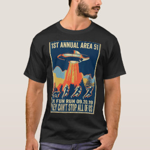Area 51 5K Fun Run Shirt 1st Annual