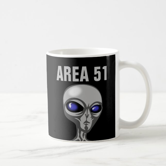 Area 51, Alien Coffee Mug (Right)