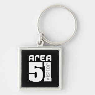 Area 51 Alien Visitor Keychain
