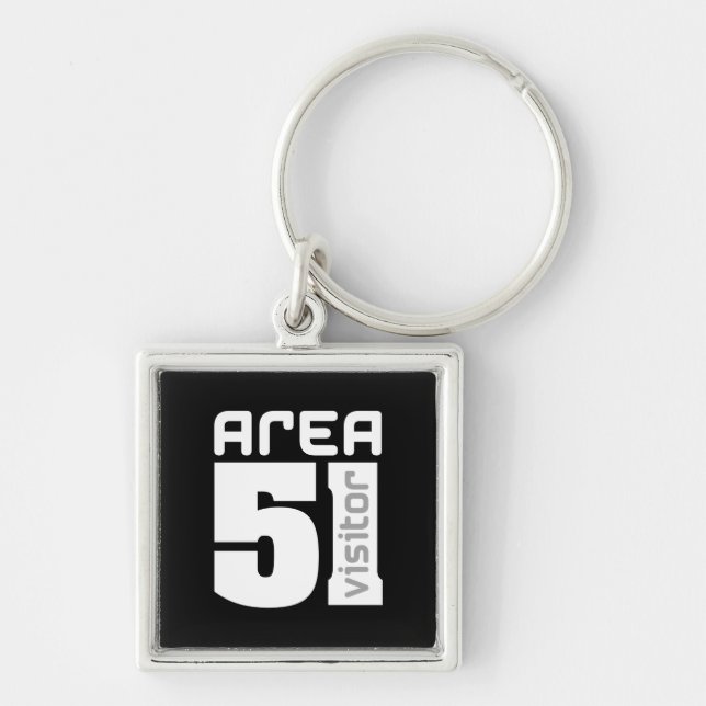 Area 51 Alien Visitor Keychain (Front)