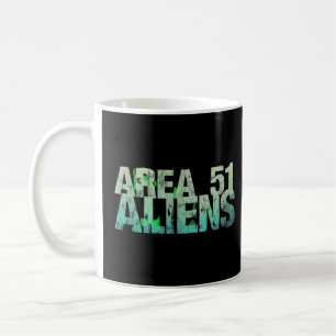 Area 51 aliens t shirt coffee mug