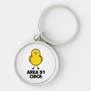Area 51 Chick Keychain