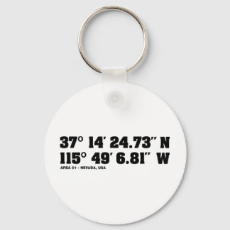 AREA 51 - coordinates Keychain