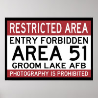 AREA 51 ENTRY FORBIDDEN