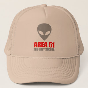 AREA 51 Grey Alien Trucker Hat