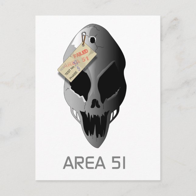Area 51 postcard (Front)