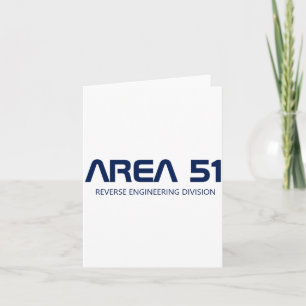 Area 51 Reverse Engineering Alien Ufo Paranormal Card