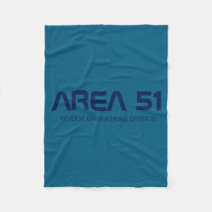 Area 51 Reverse Engineering Alien Ufo Paranormal Fleece Blanket