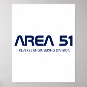 Area 51 Reverse Engineering Alien Ufo Paranormal  Poster