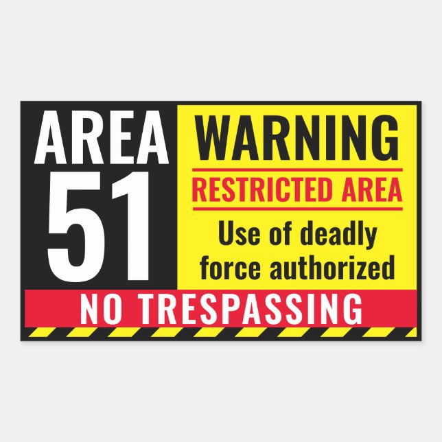 AREA 51 Sticker (Front)