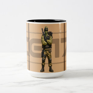 Area 51 Ufos Two-Tone Coffee Mug