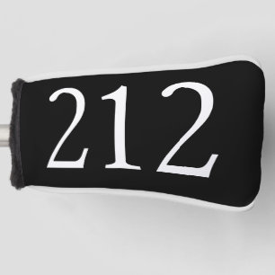 Area Code 212 (NY City) Golf Head Cover