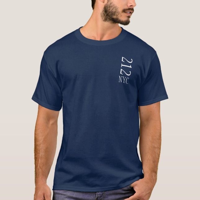 Area Code 212 (NYC) T-Shirt (Front)