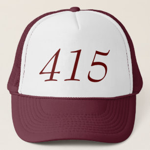 Area Code 415 Trucker Hat