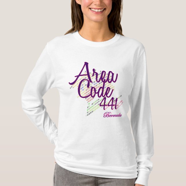Area Code 441 T-Shirt (Front)