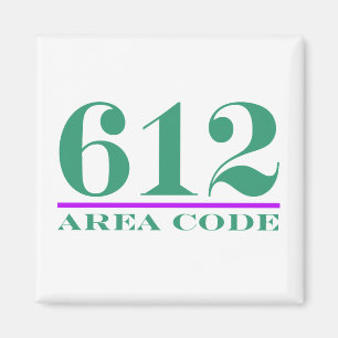 Area Code 612 Magnet