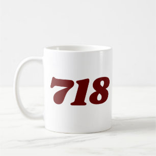 Area Code 718 (New York City) Coffee Mug