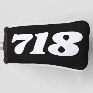 Area Code 718 (New York City) Golf Head Cover