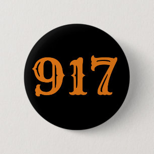 Area Code 917 (New York City) Button