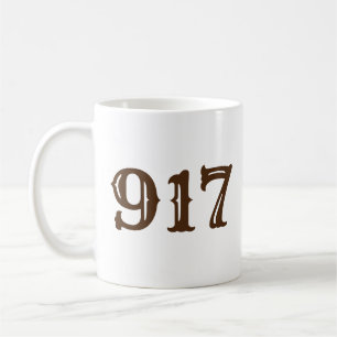 Area Code 917 (New York City) Coffee Mug
