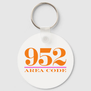 Area Code 952 Keychain