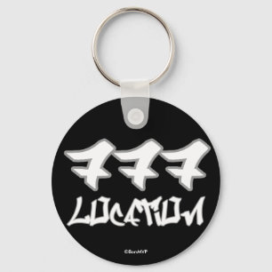 Area Codes Keychain