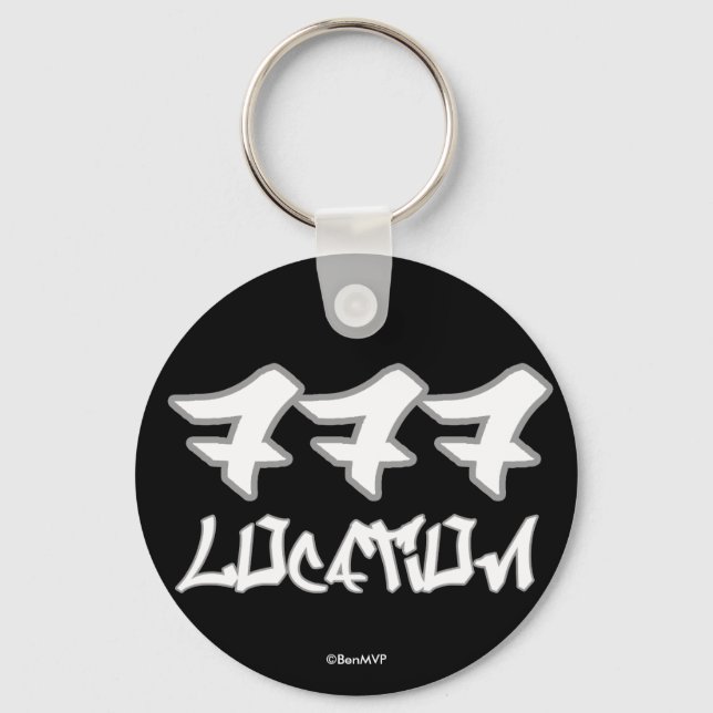 Area Codes Keychain (Front)